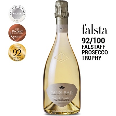 CA' DI Rajo Prosecco Valdobbiadene Millesimato DOCG Superiore Brut 11% 0,75 l (holá láhev)