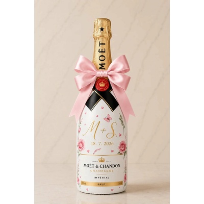 Moët & Chandon Brut Svatební lahev na přání 0,375 l