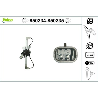 Zvedací zařízení oken VALEO 850235