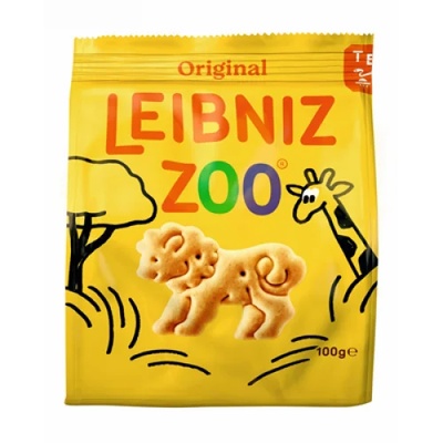 Бисквити със спелта и овесени ядки Leibniz Zoo 100 гр