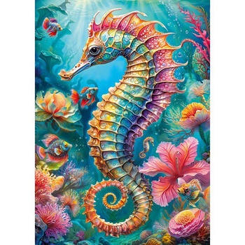 Image 1 of Cherry Pazzi - Puzzle Seahorse - 1 000 piese