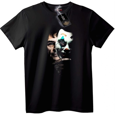 NOONEBRAND Тениска Джокър Маска - 2XL, Black