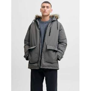 Jack and jones Яке jjcharlie detachable faux fur parka (122794644781339)