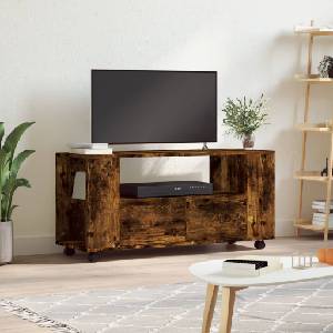 vidaXL ТB шкаф, опушен дъб, 102x34, 5x43 см, инженерно дърво (833747)