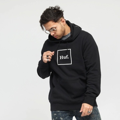 HUF Box Logo hoodie black