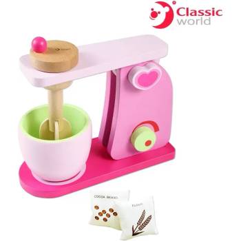 Image 1 of Classic World Дървена играчка Миксер розов - Classic World