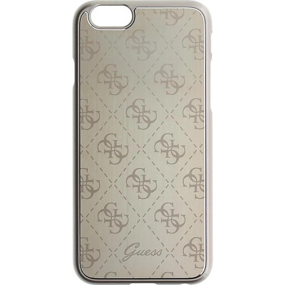 GUESS Луксозен Алуминиев Калъф за iPhone 6/6s, Guess Aluminium Case, Златист (GUHCP6MEGO)