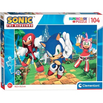 Clementoni Пъзел Clementoni от 104 части - Соник 2 (27256)