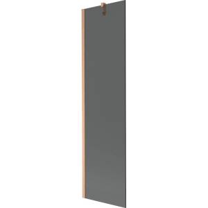 Mexen Next параван за вана с 1 крило 50 x 150 cm, графит, четкана мед - 895-050-000-00-40-65 (895-050-000-00-40-65)