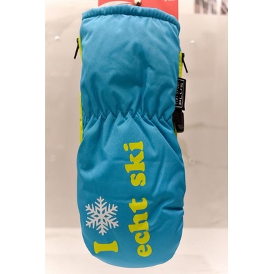 Echt ski detské modré bezpalcové rukavice
