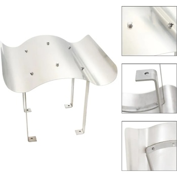 Image 1 of vidaXL Шапка за комин, неръждаема стомана, 40 x 40 x 36 см (142983)