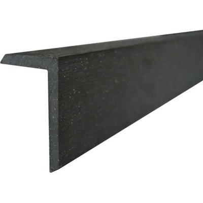 Ukončovací lišta UNVOC tmavě šedá 40 x 60 x 2200 mm