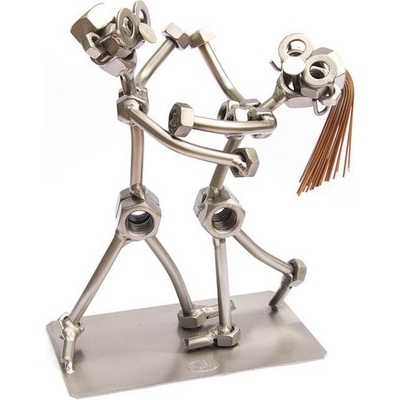 Kovová figurka Taneční pár 17 cm