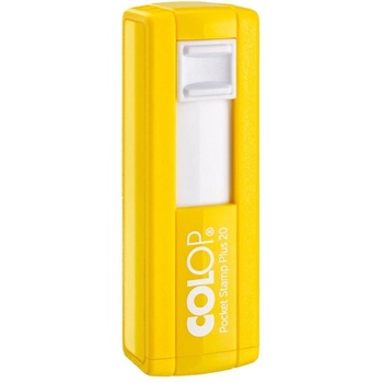 Colop Печат Pocket Stamp Plus 20, джобен, 14 x 38 mm, жълт (1085160103)