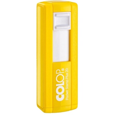 Colop Печат Pocket Stamp Plus 20, джобен, 14 x 38 mm, жълт (1085160103)