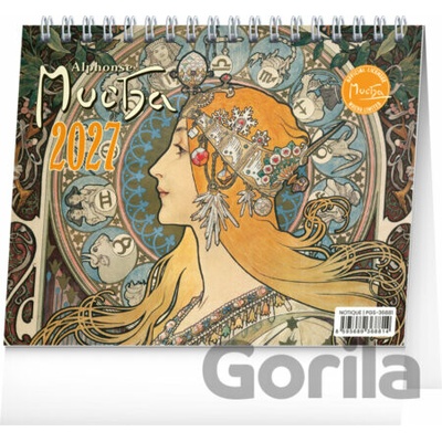 Alfons Mucha stolní autor neuvedený 2027