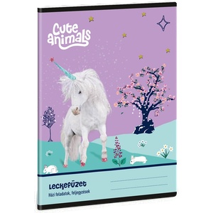Ars Una Cute Animals Unicorn 25 (5448) A5 тетрадка за упражнения 50844487 (50844487)
