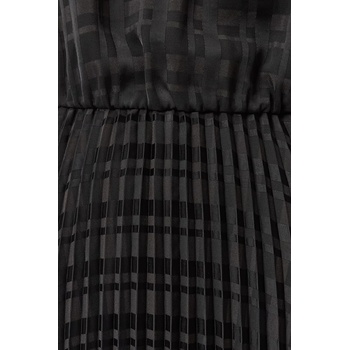 AllSaints Рокля AllSaints SINEAD в черно дълга разкроена W064DD (W064DD)