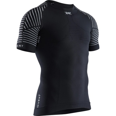 X-Bionic Мъжко синтетично термобельо X-Bionic Invent 4.0 LT Shirt S/S T-shirt - Opal Black / Arctic White (014-2273-0213)