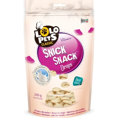 Lolo Pets Classic Mliečne kvapky s vitamínmi 200 g