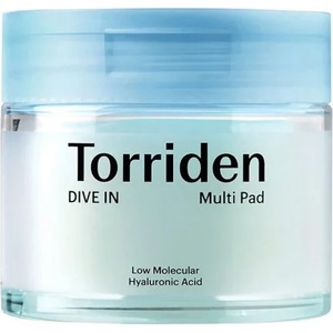 Torriden Dive-in Low Molecule Hyaluronic Acid Multi Pad - Хидратиращи тампони за лице с хиалуронова киселина 145мл/80бр
