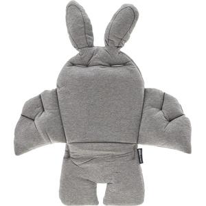 Childhome Възглавничка за стол за хранене Childhome - Rabbit, Jersey Grey (CCRASCJG) - ozone