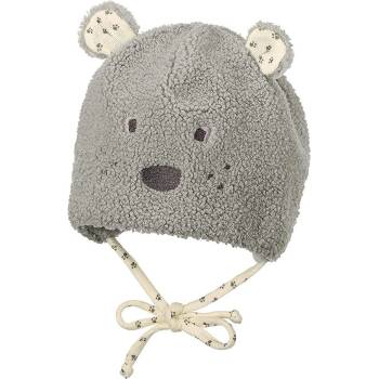 Sterntaler Бебешка зимна шапка мече, сива, Sterntaler