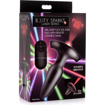 Image 1 of Booty Sparks Laser Fuck Me Small Anal Plug with Remote Control Black