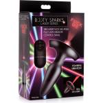 Booty Sparks Laser Fuck Me Small Anal Plug with Remote Control Black