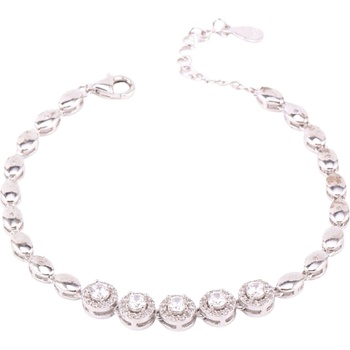 Silenti Jewelry Сребърна гривна "Капки от Любов