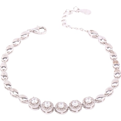 Silenti Jewelry Сребърна гривна "Капки от Любов