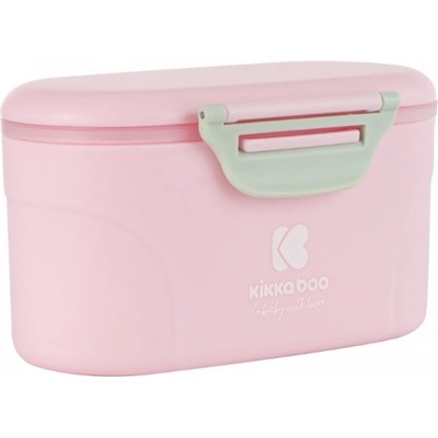 KikkaBoo zásobník na sušené mlieko s odmerkou 130 g pink