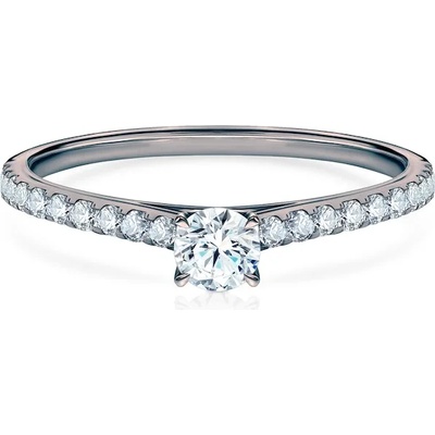 SAVICKI Годежен пръстен Share Your Love: черно злато, диамант