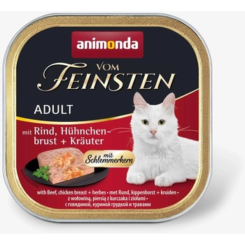 Animonda von feinsten 2 in 1 chicken, beef and herbs - Котешки пастет с пиле, телешко и билки, 100 гр