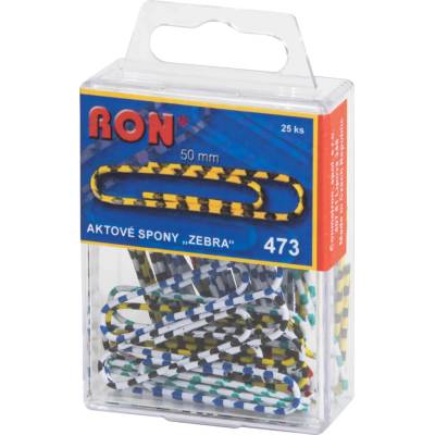 Aktová spona zebra 473, 50 mm