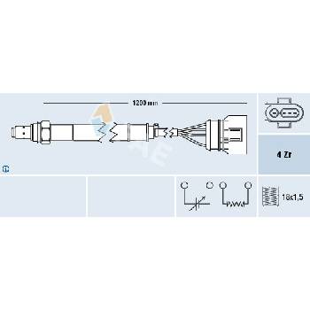 Lambda sonda FAE 77460