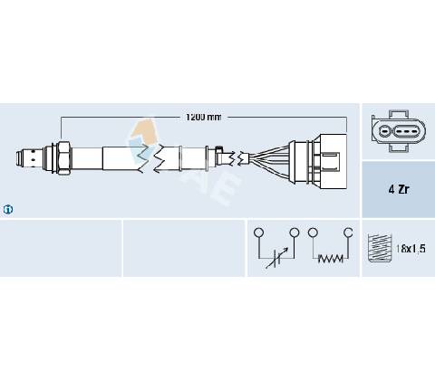 Lambda sonda FAE 77460