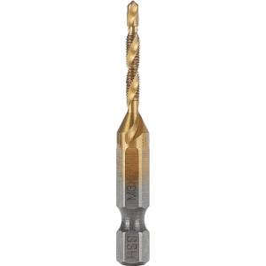 GEKO Свредло-метчик HSS M3x0, 5мм със захващане HEX 1/4" 81673 (G38130)