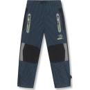 Kugo Chlapčenské outdoorové nohavice G9740 tyrkysová signálna aplikácia