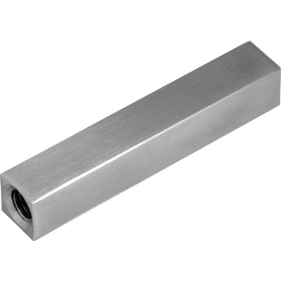 Čap 12 x 12 mm, L = 68 mm, závit M6/M8, brúsená AISI 304