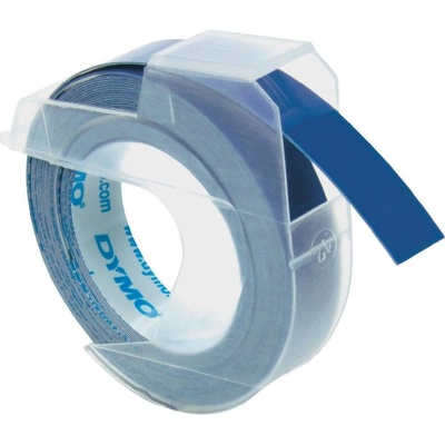 Dymo S0898140 520106, 9mm x 3m, biela tlač/modrý podklad, originálna páska