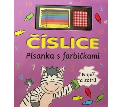 Číslice - Písanka s farbičkami