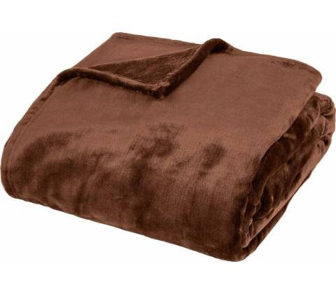 Atmosphera deka polyester hnedá 180x230