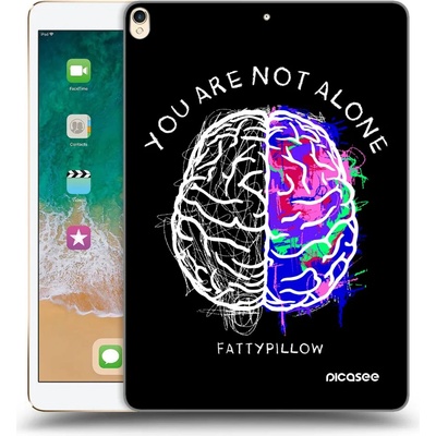 Picasee silikónový prehľadný obal Apple iPad 10.5 2017 2. generace Brain White