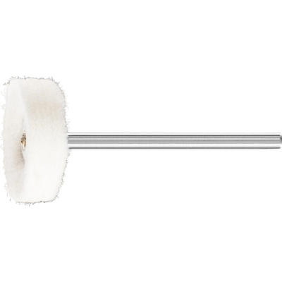 Pferd 44270229 | Leštiaci handrový kotúč so stopkou priemer 22x10-3x40 mm, FL - flanel