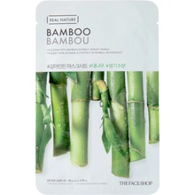 The Face Shop Real Nature Mask Bamboo Plátienková maska s bambusovým extraktom 20 g