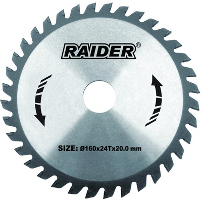 Raider Диск за циркуляр 160x24Tx20.0mm RAIDER RD-SB06 (0163106)