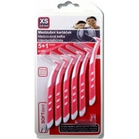 SoftDent medzizubné kefa zahnutý XS 0,4 mm 6 ks