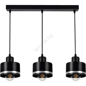 BELIS Полилей на въже BODO SILVER 3xE27/60W/230V (BE0223)