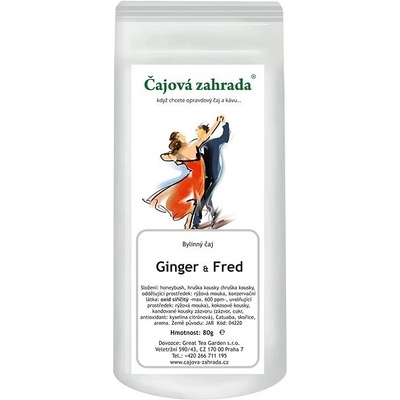 Čajová zahrada Honeybush Ginger & Fred čaj 0,5 kg